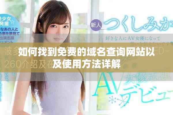 如何找到免费的域名查询网站以及使用方法详解
