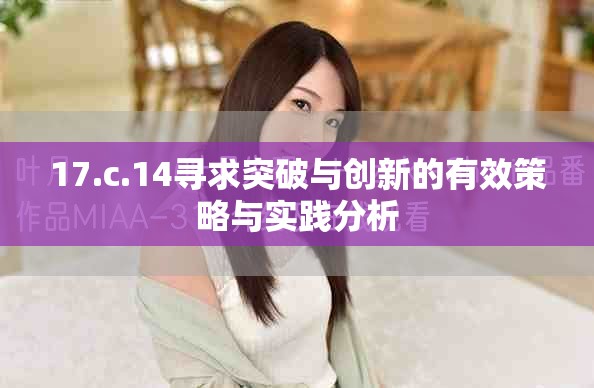17.c.14寻求突破与创新的有效策略与实践分析