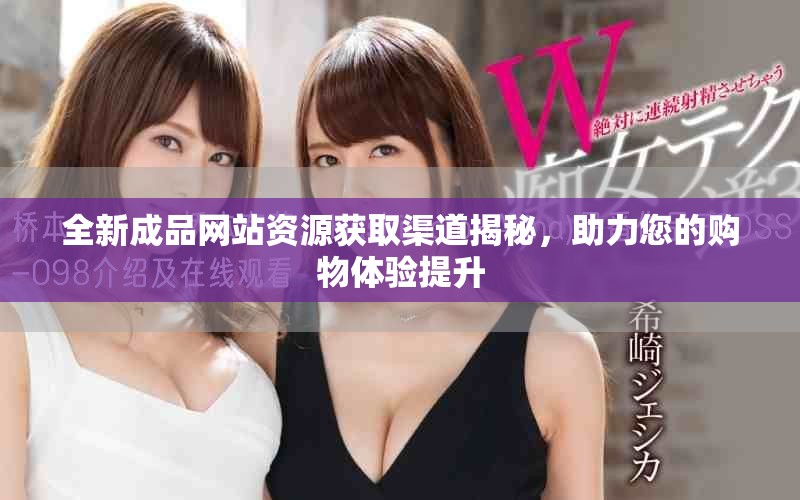 全新成品网站资源获取渠道揭秘，助力您的购物体验提升